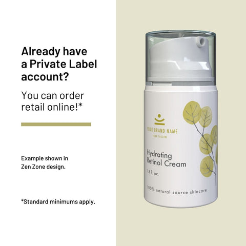 Image of Private Label Hydrating Retinol Cream, Retail 1.8 oz