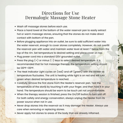 Image of Dermalogic Digital Massage Stone Heater, 8 qt