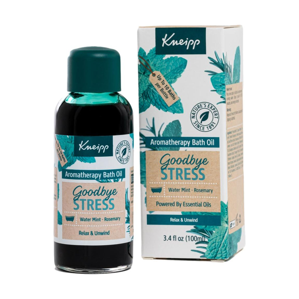 Kneipp Bath Oil, Goodbye Stress Rosemary & Water Mint, 3.4 fl oz