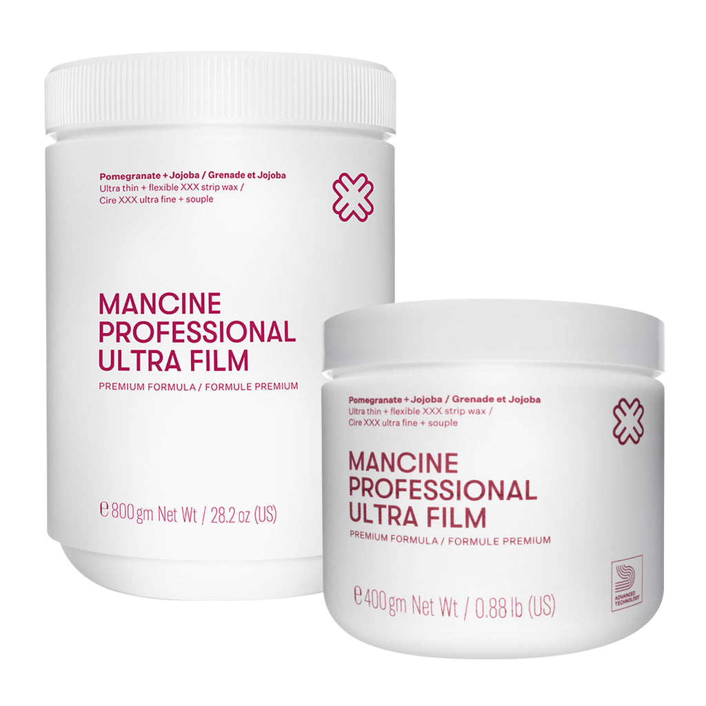 Mancine Soft Wax, Ultra Film Pomegranate & Jojoba