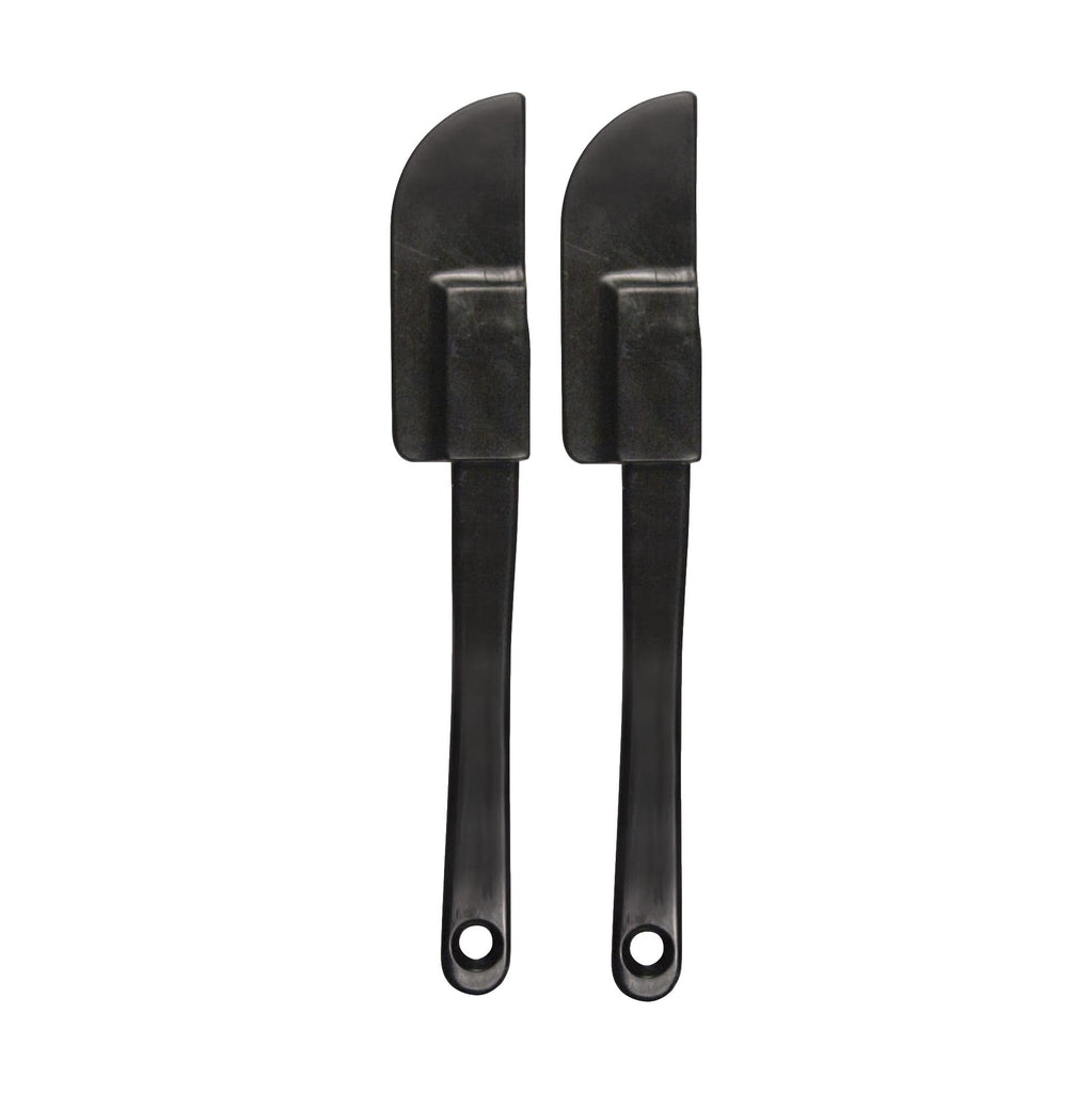 Black Rubber Spatulas 6.5