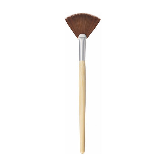 Bamboo Fan Mask Brush, 7"L