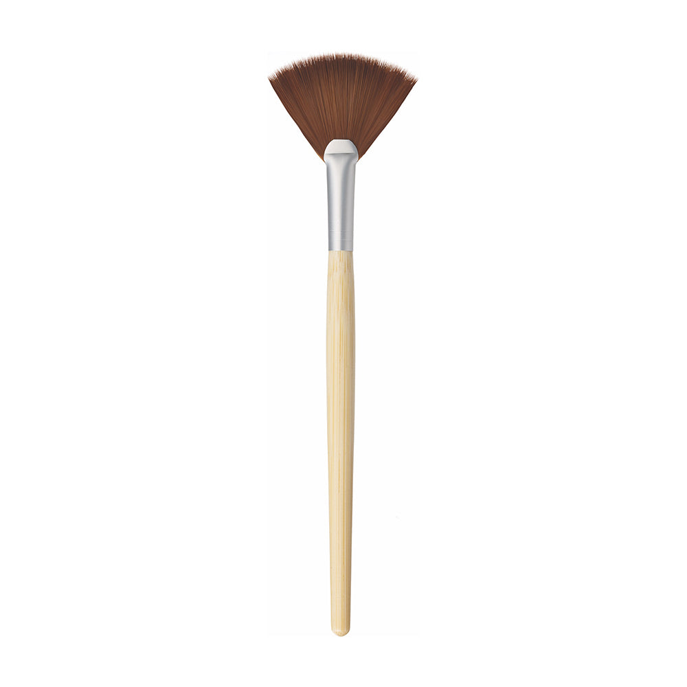 Bamboo Fan Mask Brush, 7"L