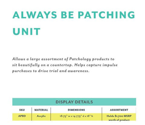 Image of Patchology Always Be Patching POS Display