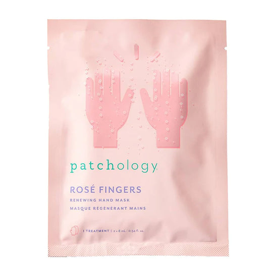 Patchology Serve Chilled Rosé Fingers, Hydrating & Anti-Aging Hand Mask, 1 ct