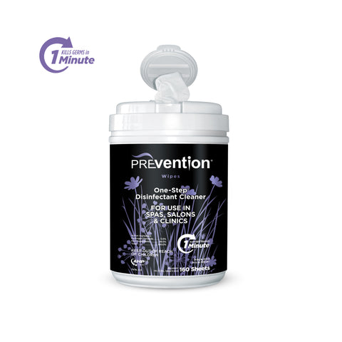 Image of Prevention One-Step Disinfectant Cleaner Wipes, 160 ct
