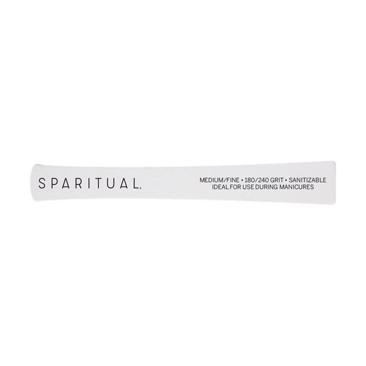 SpaRitual Foam Board Nail File, 180/240 Grit, 2 ct