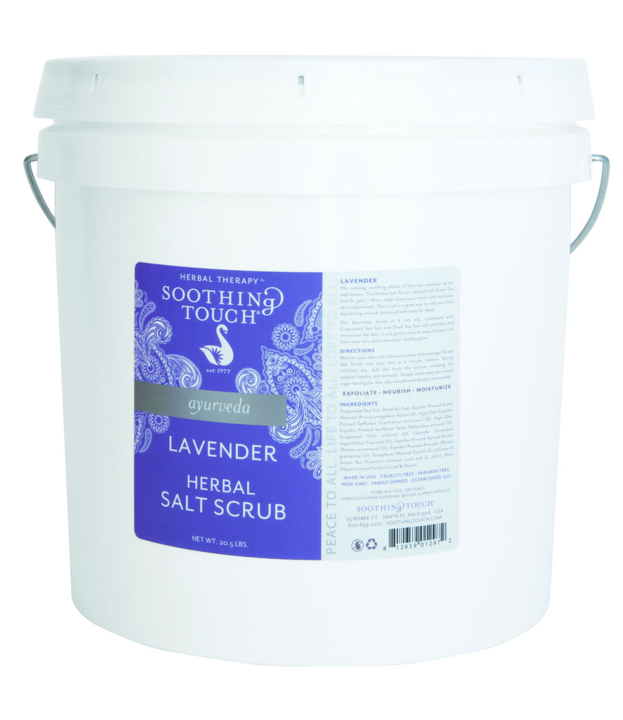 Soothing Touch Herbal Salt Scrub, Lavender