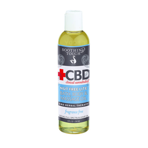 Image of Soothing Touch CBD Nut Free Lite Bath, Body & Massage Oil
