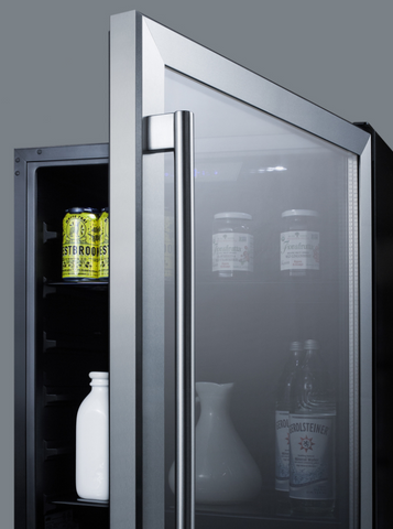 Image of Summit Under Counter Glass Front Fridge, ADA Compliant