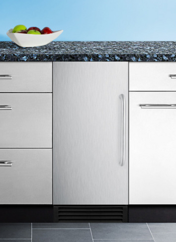 Image of Summit Under Counter Ice Maker, ADA Compliant, Stainless Steel