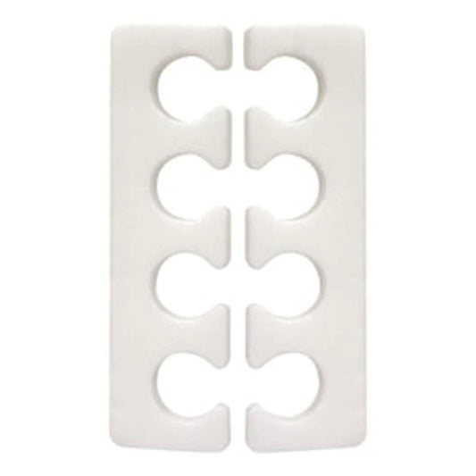 Toe Separators, White, 6 pair