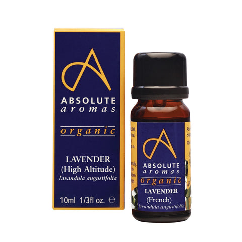Aromatherapy 10 ml Absolute Aromas Organic French Lavender Essential Oil 10ml