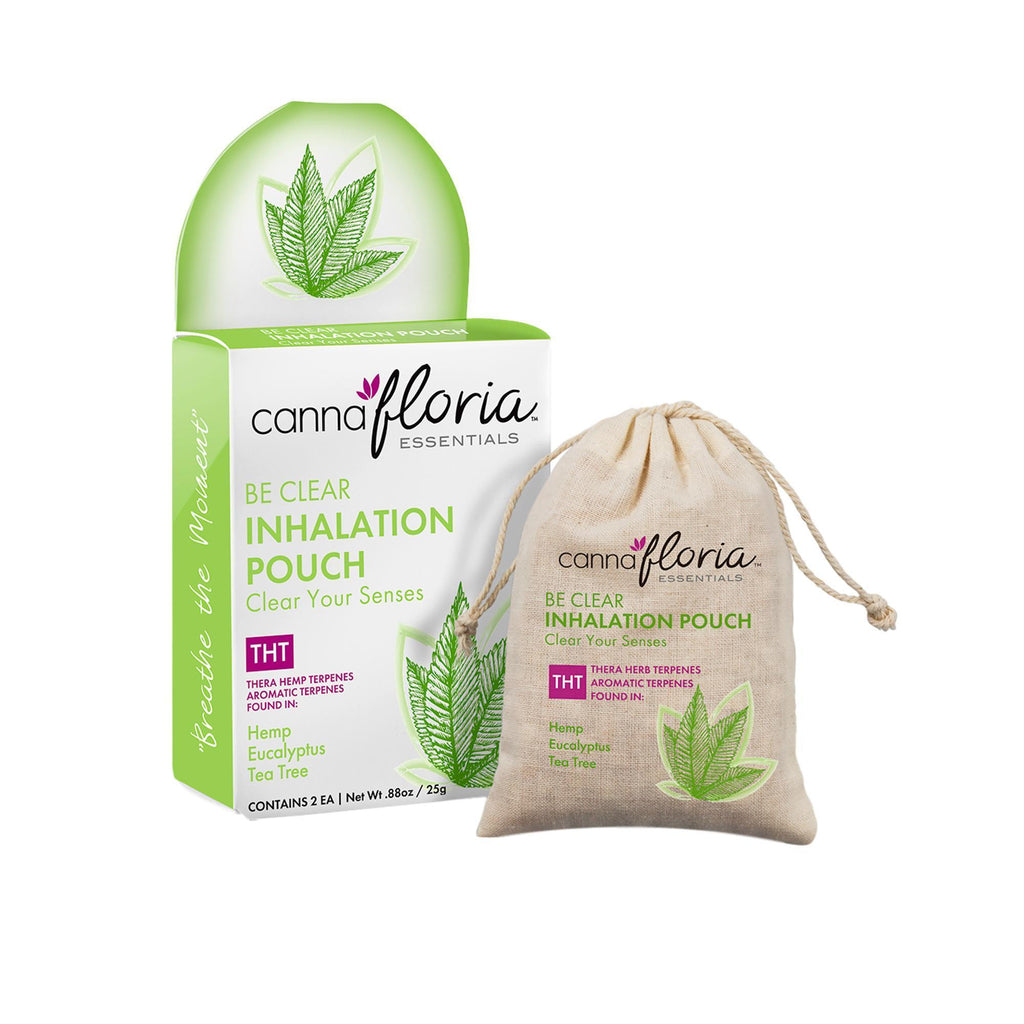 Aromatherapy Cannafloria Inhalation Pouch, 2 Pack, Be Clear