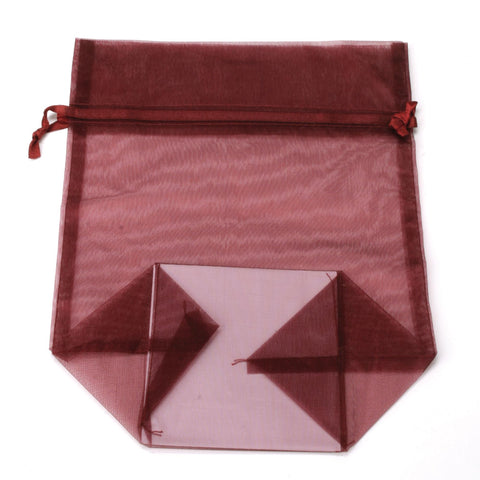 Image of Bags, Ribbons & Tissue Burgundy / Small Organza Bag