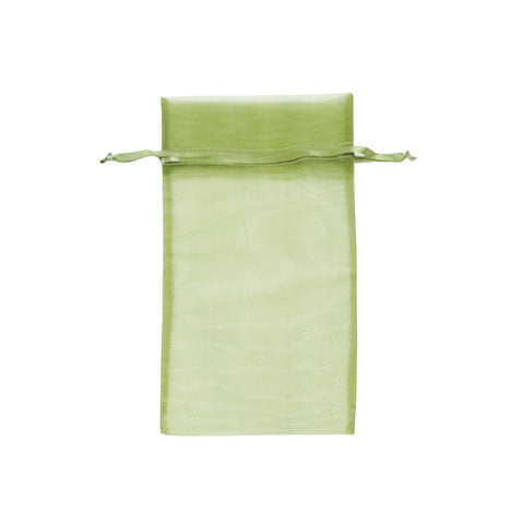 Image of Bags, Ribbons & Tissue Olive Organza Bag