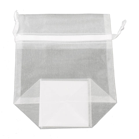 Image of Bags, Ribbons & Tissue White / Small Organza Bag