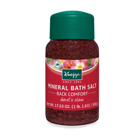 Image of Bath & Body 17.63oz Kneipp Devil's Claw Mineral Bath Salt Back Comfort
