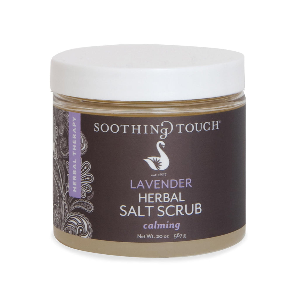 Bath & Body 20 oz Soothing Touch Herbal Salt Scrub / Lavender