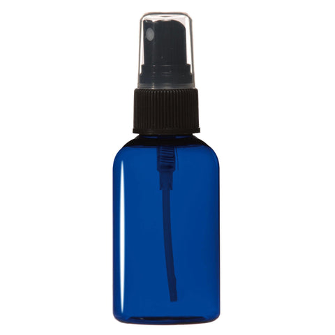 Image of Bottles & Jars 2 oz. PET Bottle with Atomizer / Cobalt Blue
