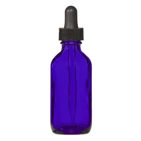 Image of Bottles & Jars 2 oz. Dropper Bottle / Cobalt Blue