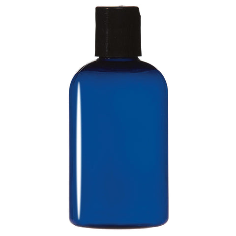 Image of Bottles & Jars 4 oz. PET Bottle with Disc Cap / Cobalt Blue
