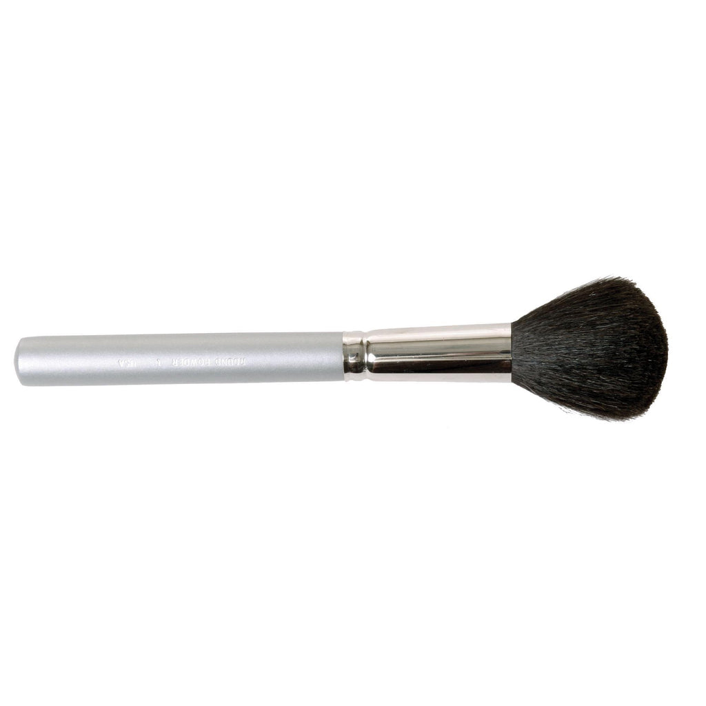 Round on sale powder brush