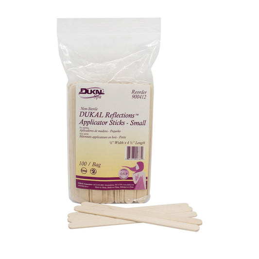 Brushes, Applicators & Spatula DUKAL Reflections NS Wood Applicator - 3/8” x 4-1/2”  - 100 Pack