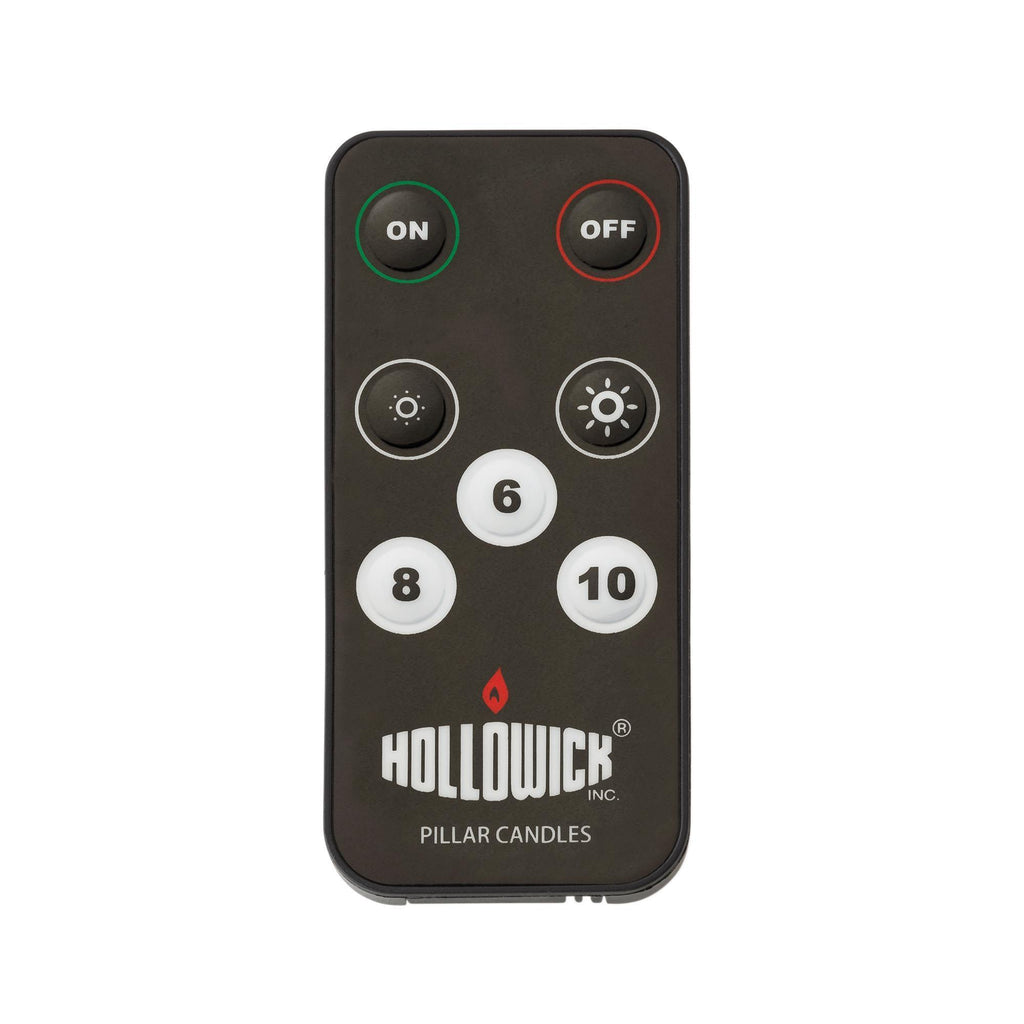 Candles Hollowick True Range Wax Pillar Magnetic Remote Control/1 case