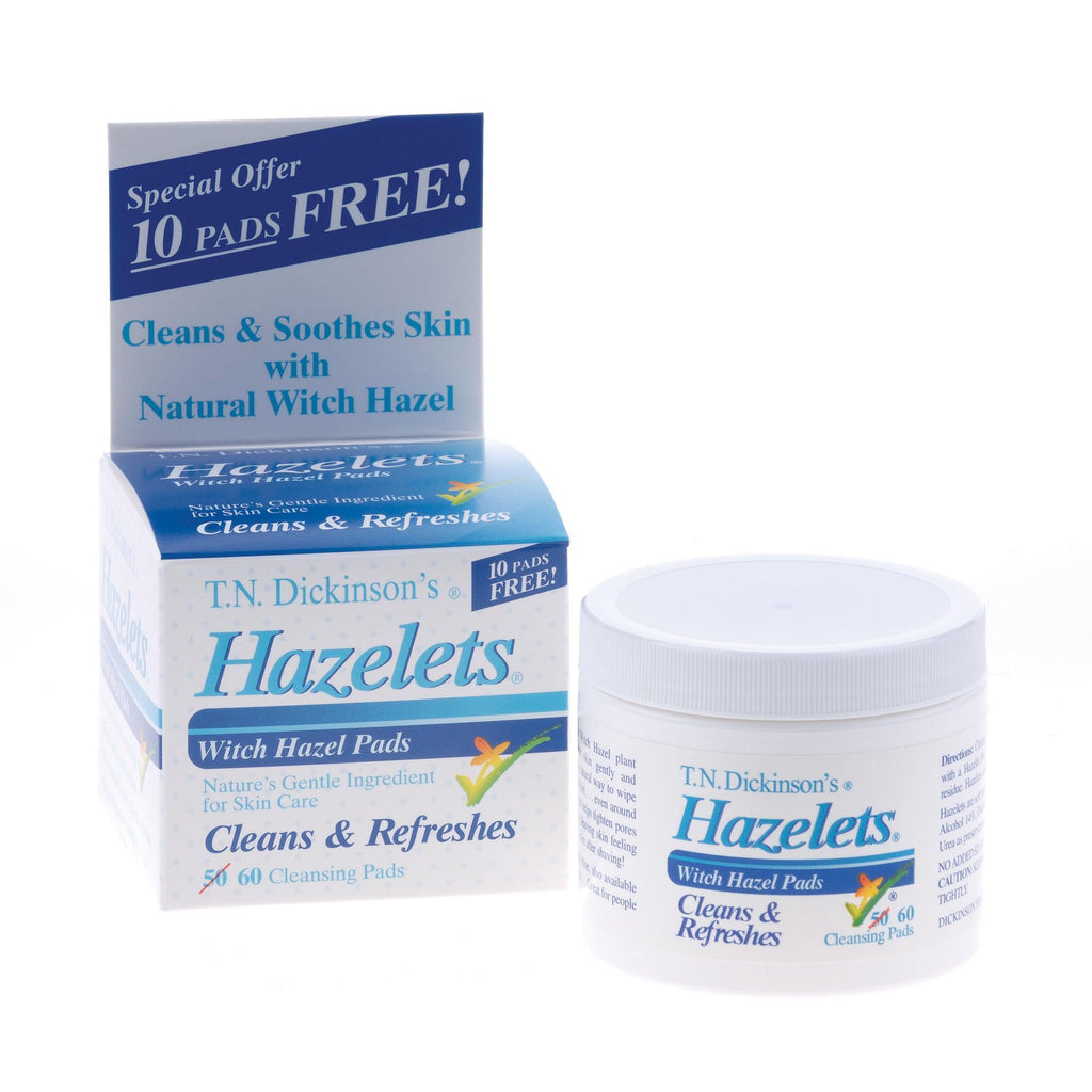 Cleansers & Removers Witch Hazelets Pads / 60pc