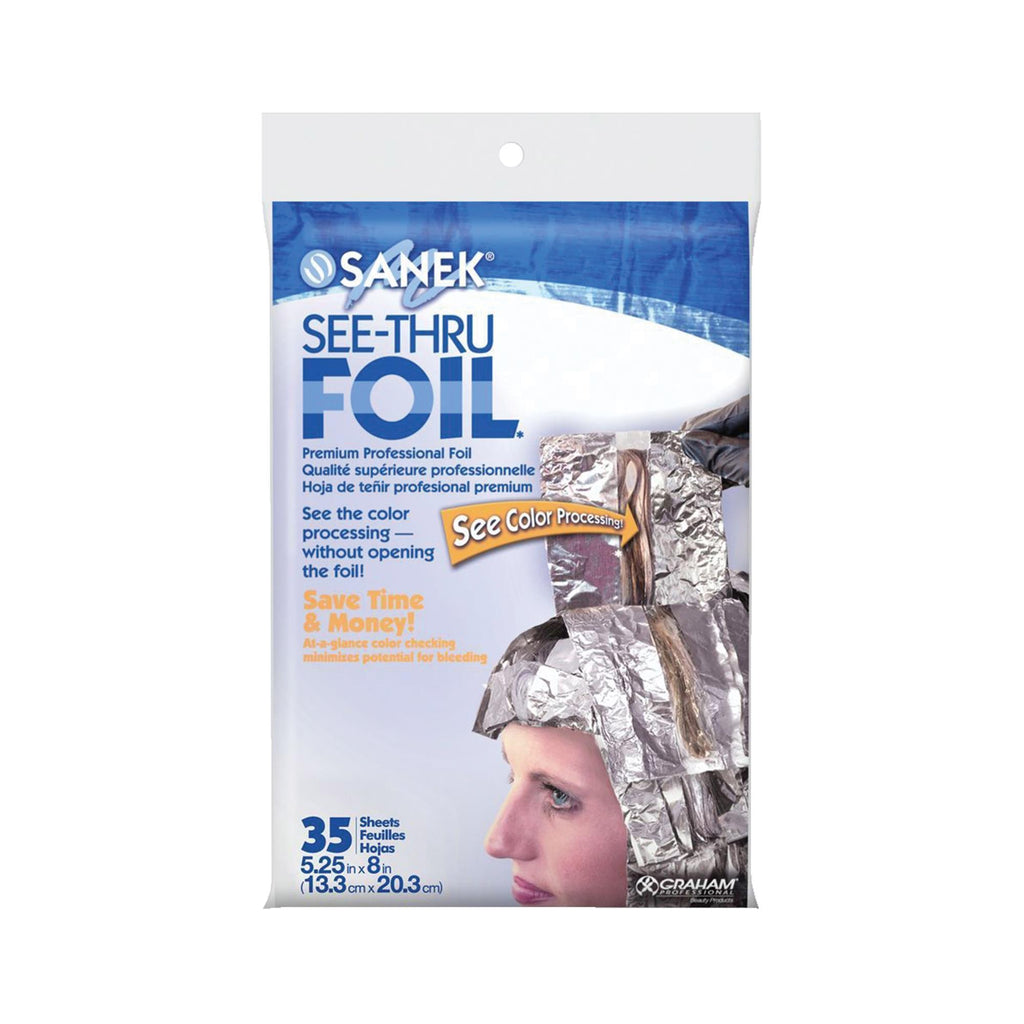 Coloring Foil, Brushes & Glove Sanek See-Thru Foil - 35 Sheets