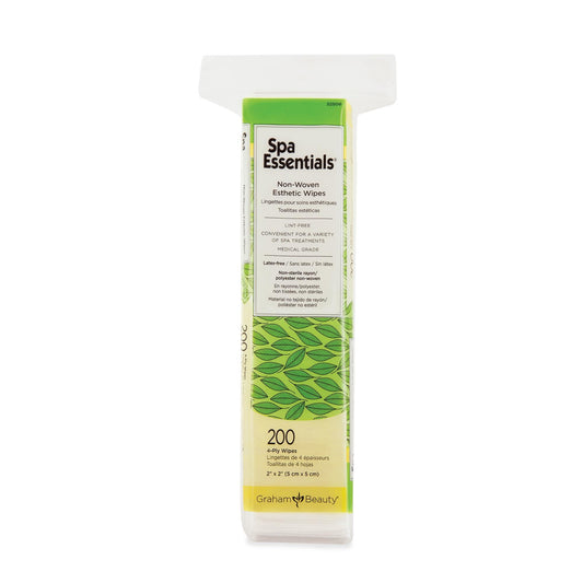 Cotton & Gauze Products 2x2 Spa Essentials Esthetic Wipes