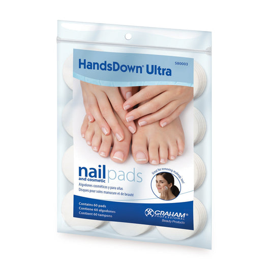 Cotton Supplies & Wipes 60 count HandsDown Ultra Nail  and  Cosmetic Pads