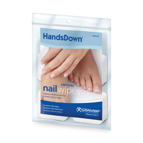 Image of Cotton Supplies & Wipes HandsDown Nail Wipes