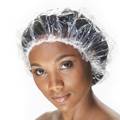 Image of Disposable Client Apparel Complete Pro Shower Caps / Individually Wrapped / 100pc