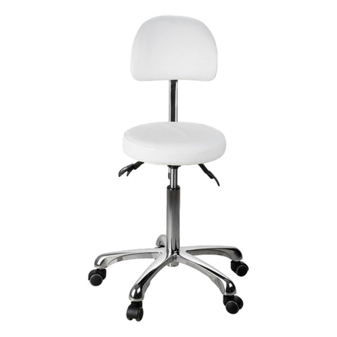 Image of Silverfox Round Stool with Backrest
