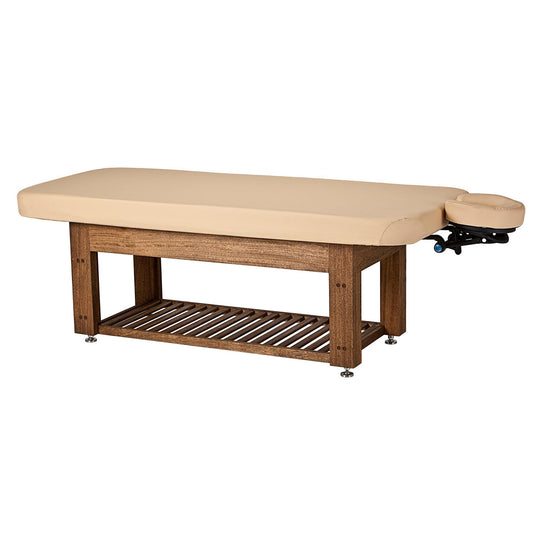 Esthetic Tables & Chairs Living Earth Crafts Napa La Mer Spa and Salon Table Teak Base