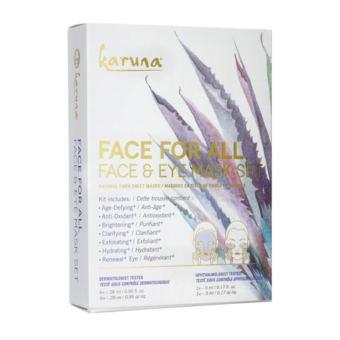 Image of Exfoliants, Peels, Masks & Scr Karuna Face For All Kit