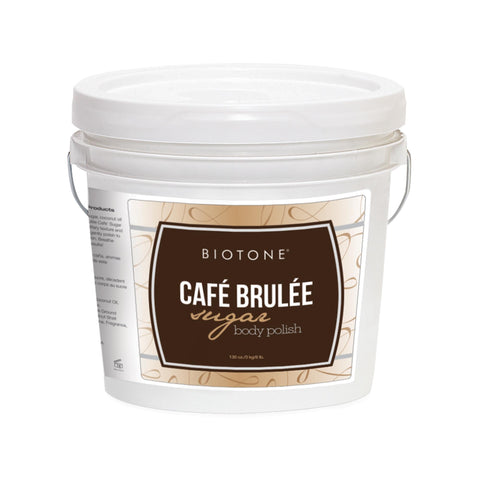 Image of Exfoliants, Peels & Scrubs 1 Gal Biotone Cafe Brulee Sugar Body Polish