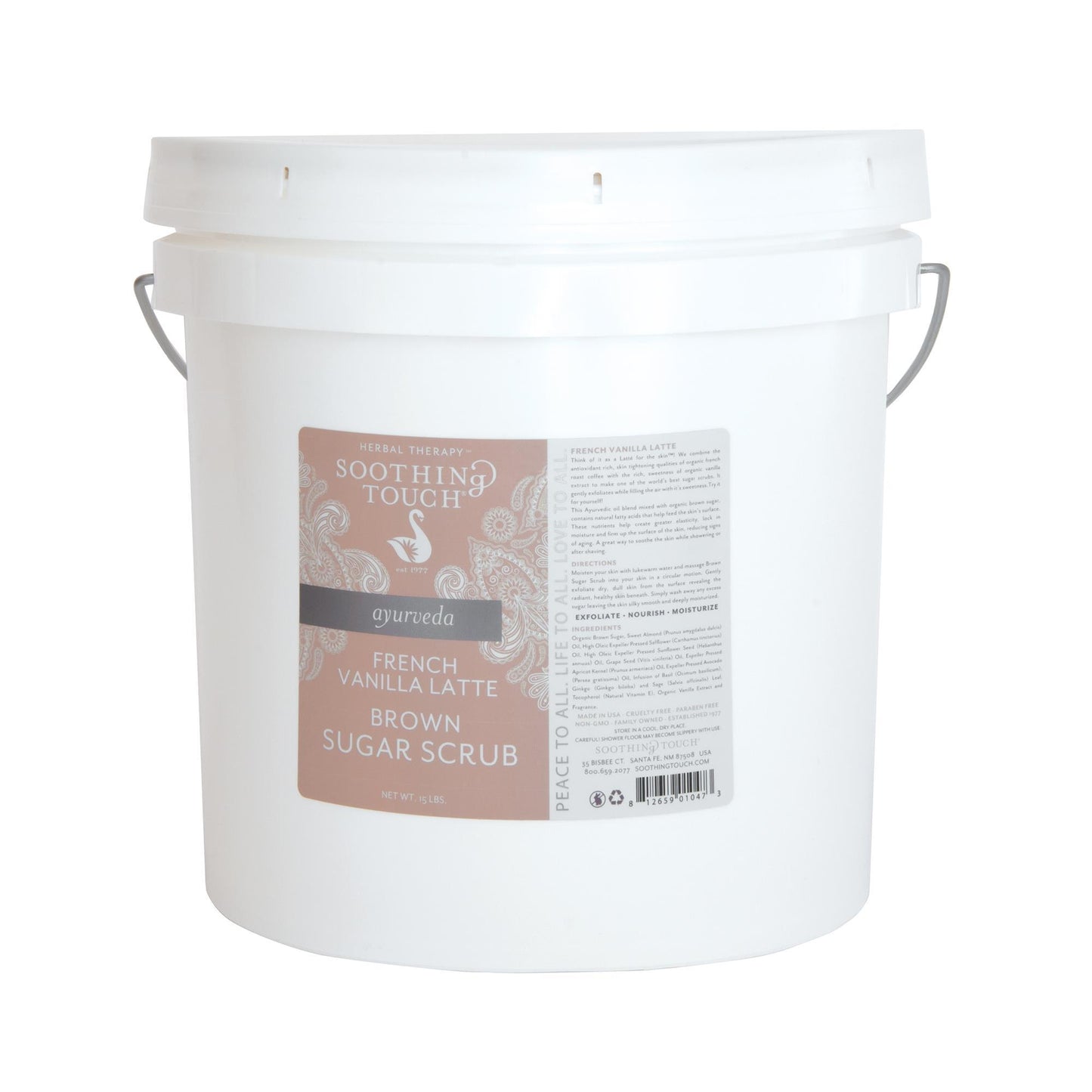 Soothing Touch Sugar Scrub, French Vanilla Latte, 15 lbs – Universal ...