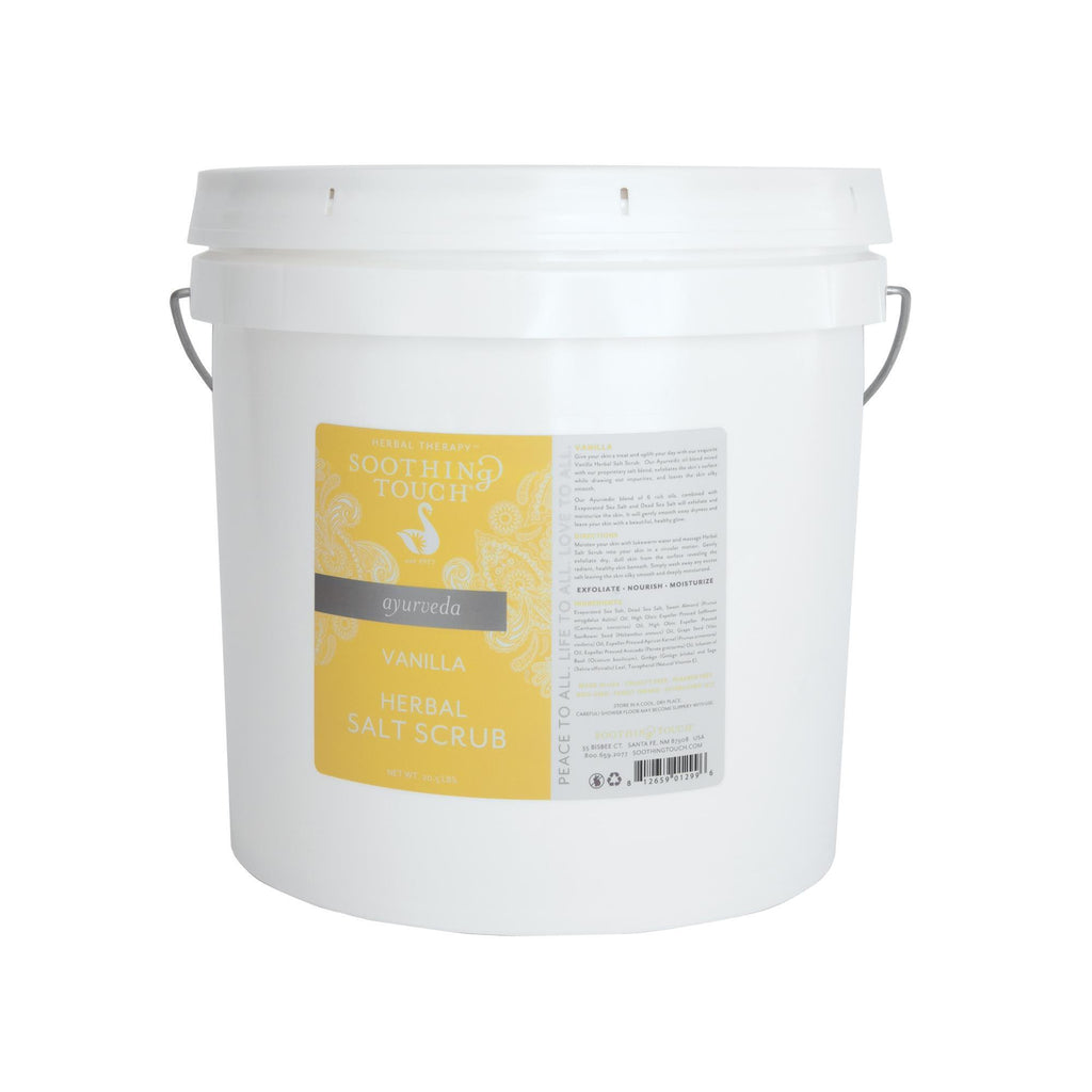 Exfoliants, Peels & Scrubs 20 lb Soothing Touch Herbal Salt Scrub / Vanilla