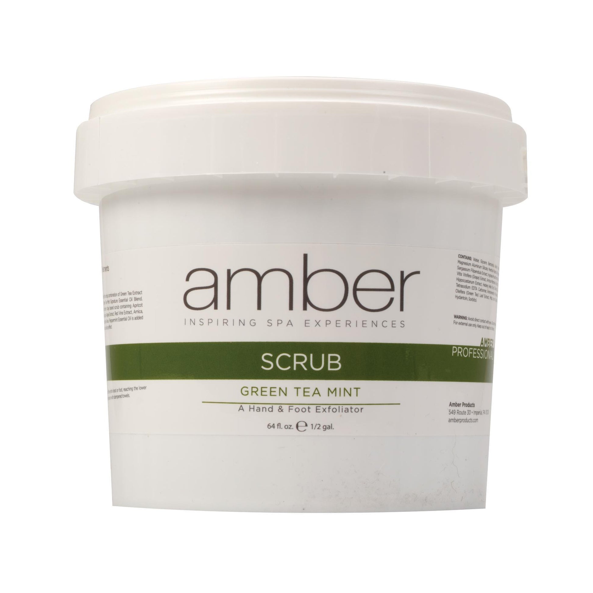 Amber Foot Scrub, Green Tea Mint, 64 oz – Universal Companies