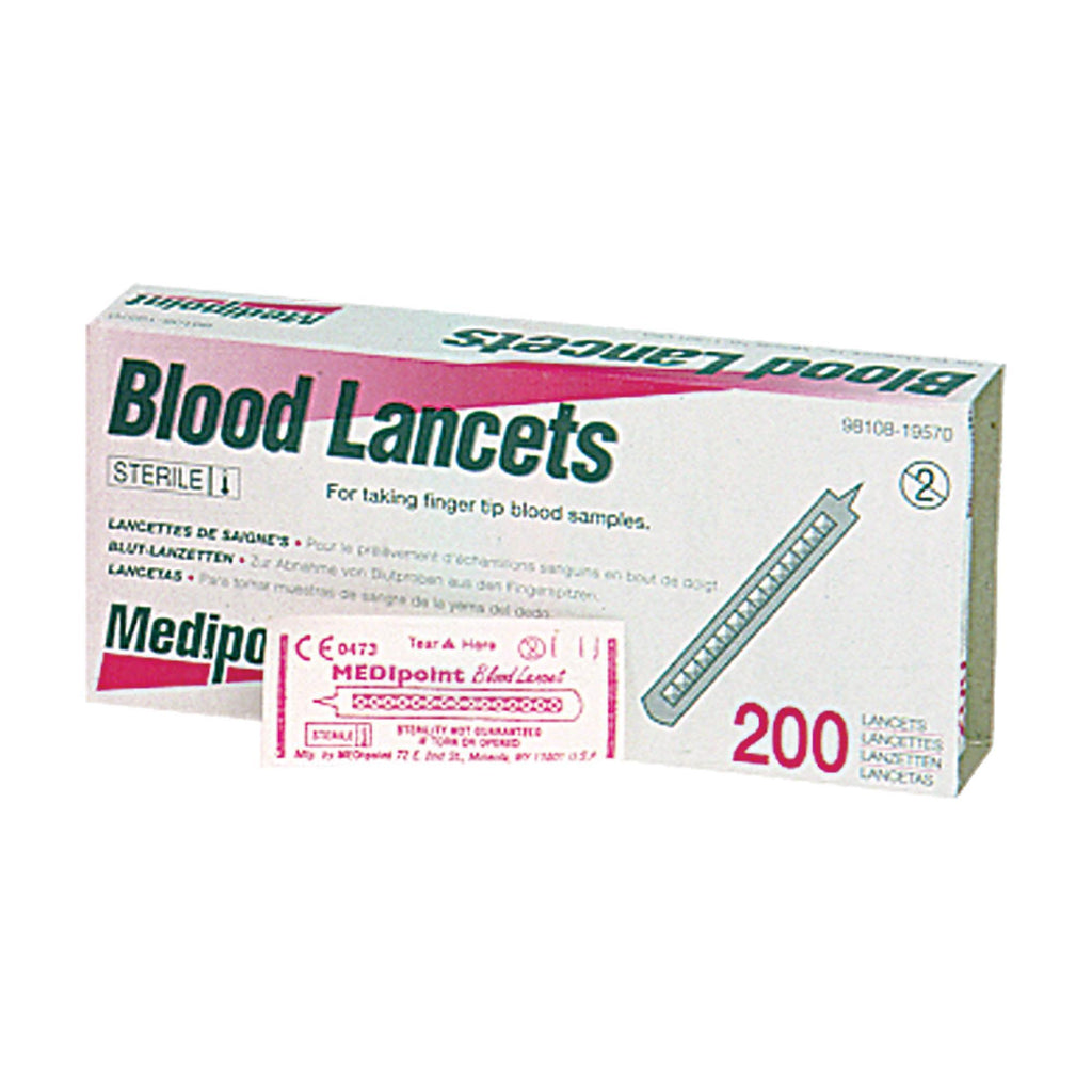 Extractors, Lancets & Needles Sterile Blood Lancets / 200ct