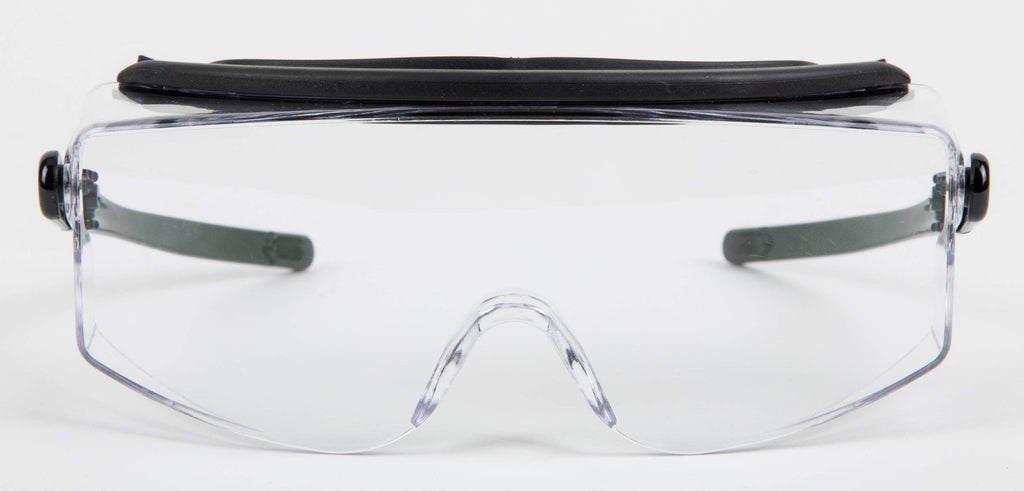 Eye Protective Safety Glasses with Black Trim