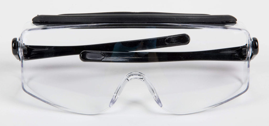 Eye Protective Safety Glasses with Black Trim