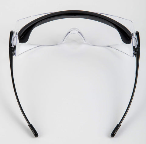 Image of Eye Protective Safety Glasses with Black Trim