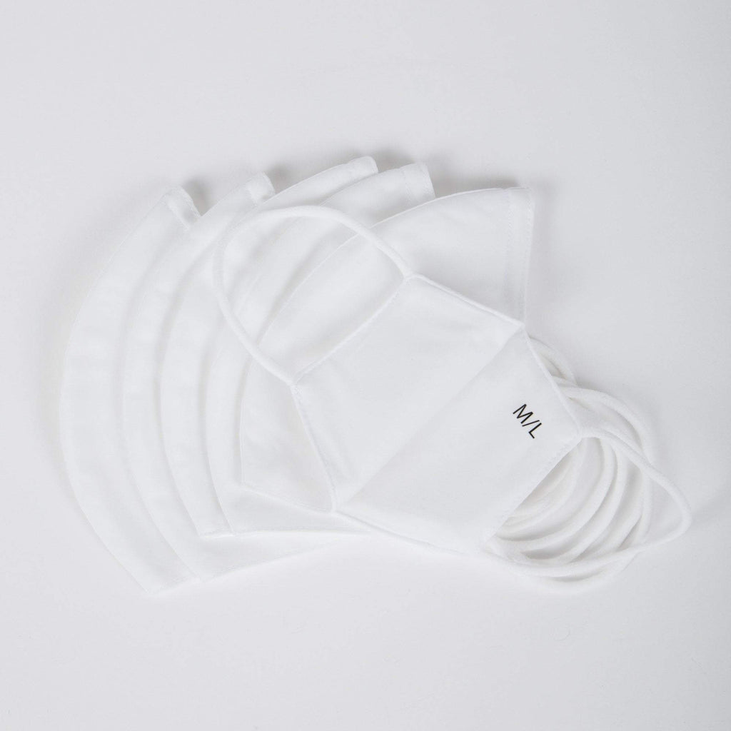 Sposh 3-Layer Premium Earloop Face Mask, 5 Pack