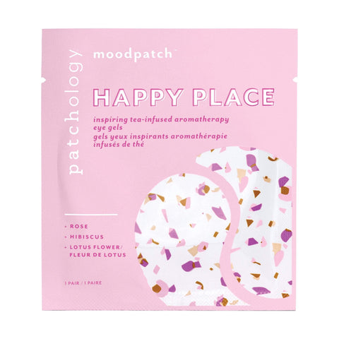 Image of Face Masks & Eyewear Patchology Moodpatch Happy Place Inspiring Tea-Infused Aromatherapy Eye Gels, 5 Pairs