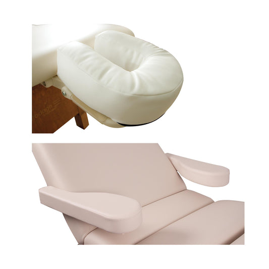 Face Rests, Paper Hangers & Ac Oakworks Spa Accessory Package w/Adjustable Side Arms