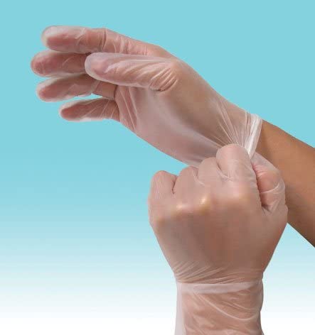 Image of Clear Vinyl Gloves, 100 ct